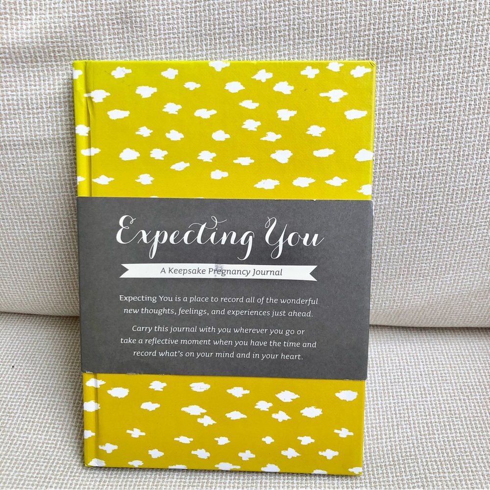 Expecting You Keepsake Pregnancy Journal - hardcover Compendium